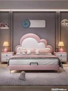 佛山大厂货，高质量仿真皮，实木床边，高密度海绵，带实木床板，全新包装，特价处理 - 那曲28生活网 nq.28life.com