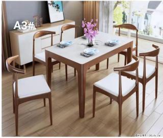 T08高级长方桌，胡桃色  1.35米带炉一桌四椅650元，现货11套。 - 那曲28生活网 nq.28life.com